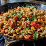 Chickpea Turkey Skillet for Easy Weeknight Dinners