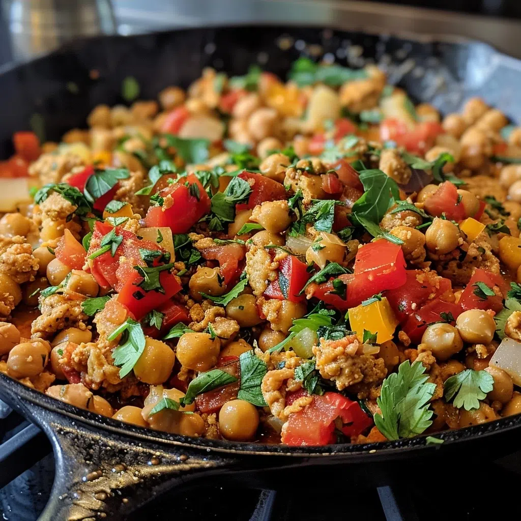 Chickpea Turkey Skillet for Easy Weeknight Dinners