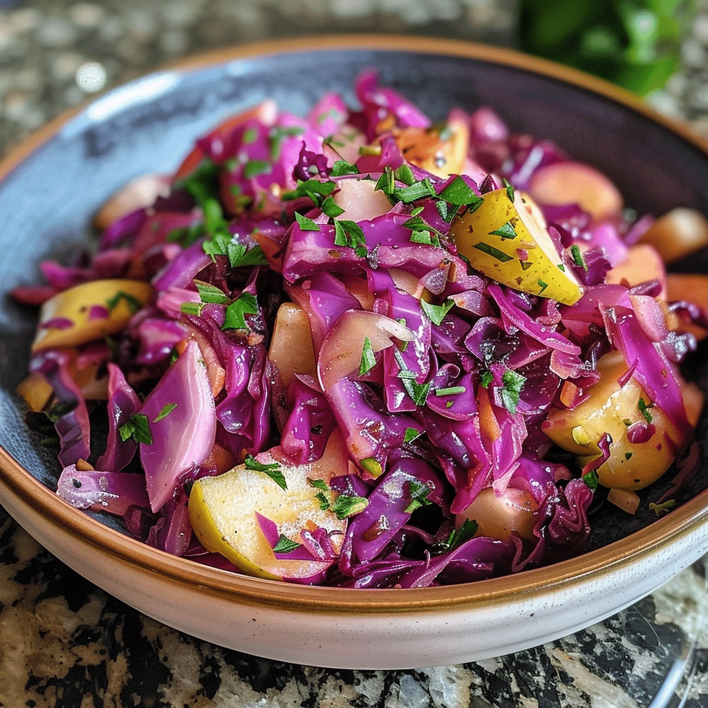 Sautéed Red Cabbage with Apples: A Vibrant Side Dish