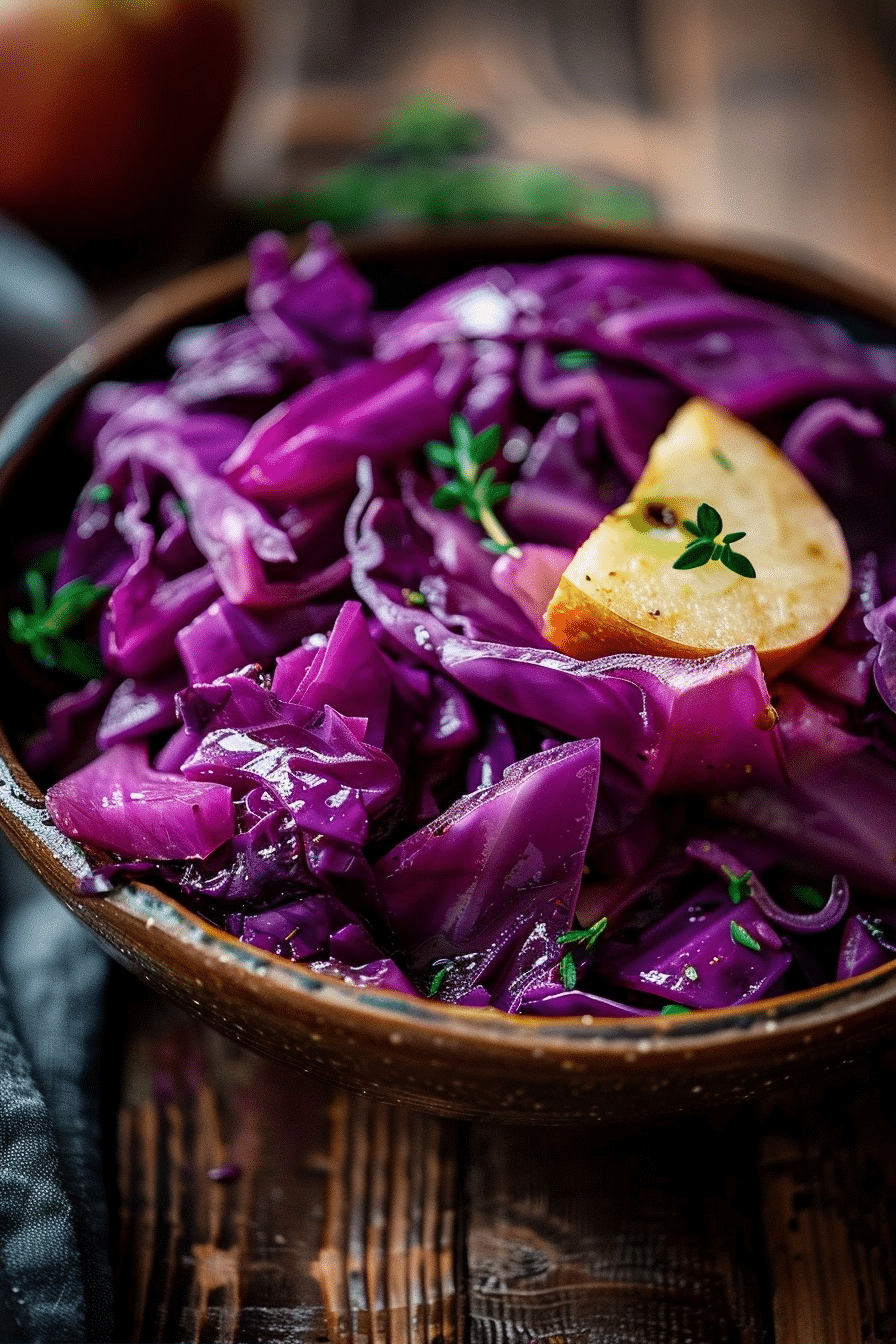Sautéed Red Cabbage with Apples: A Vibrant Side Dish image 1786134662975