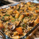 Quinoa Mushroom Stuffing Recipe for Healthy Holidays