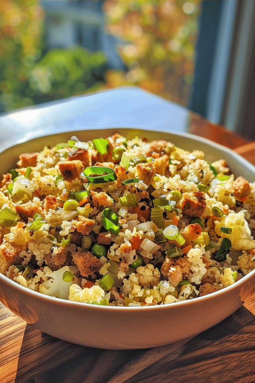 Cauliflower Rice Stuffing: A Healthy Savory Side image 1786134916317