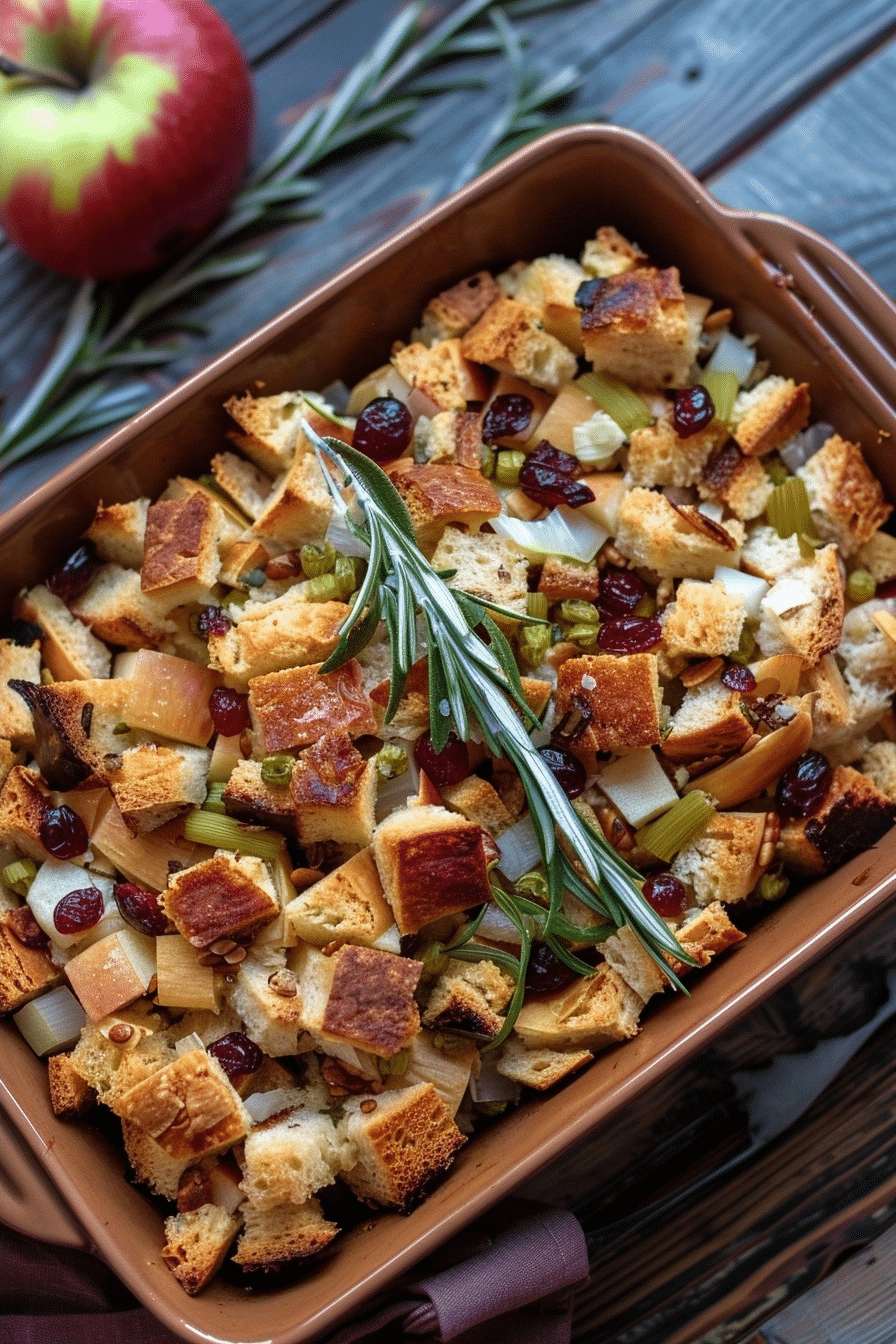 Apple Cranberry Stuffing Recipe Apple Cranberry Stuffing Recipe image 1786134951669