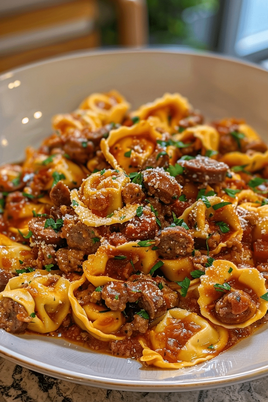 Italian Sausage Tortellini Recipe for Weeknight Dinners Italian Sausage Tortellini Recipe for Weeknight Dinners image 1787048190123