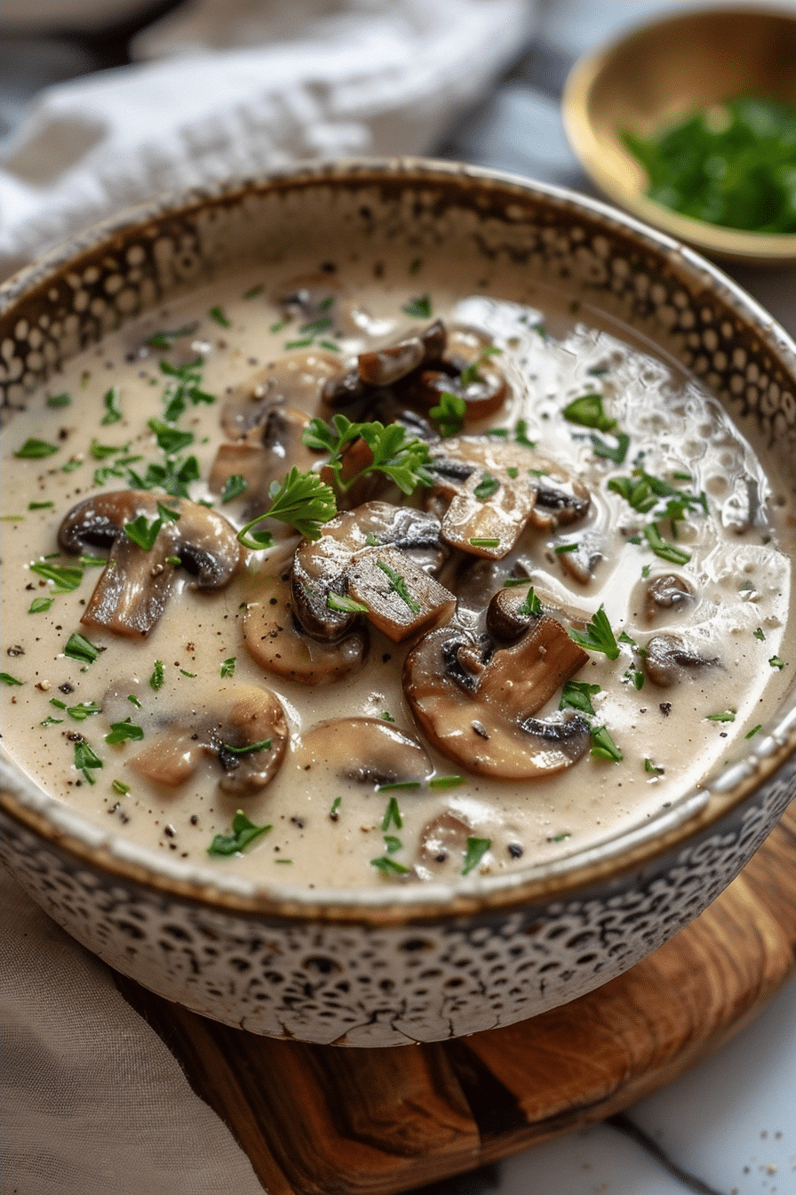 Creamy Mushroom Soup Recipe: Rich and Savory image 1787157235405
