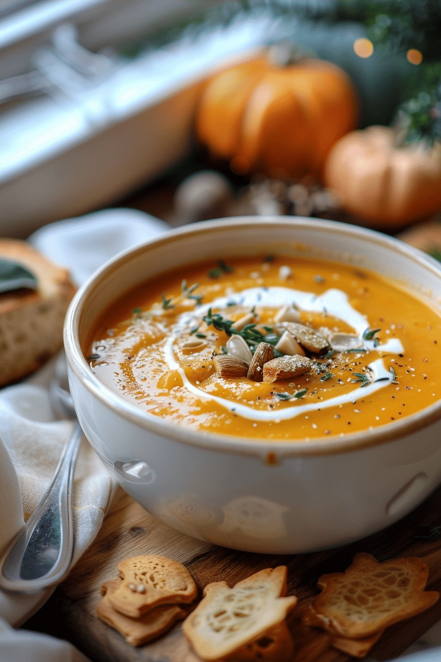 Creamy Pumpkin Soup: A Rich and Velvety Homemade Recipe image 1787157383630