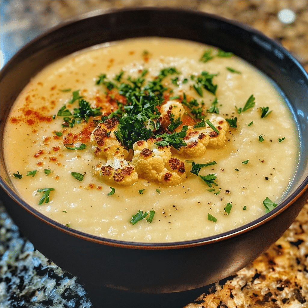 Roasted Cauliflower Soup Recipe for Comforting Meals Roasted Cauliflower Soup Recipe for Comforting Meals