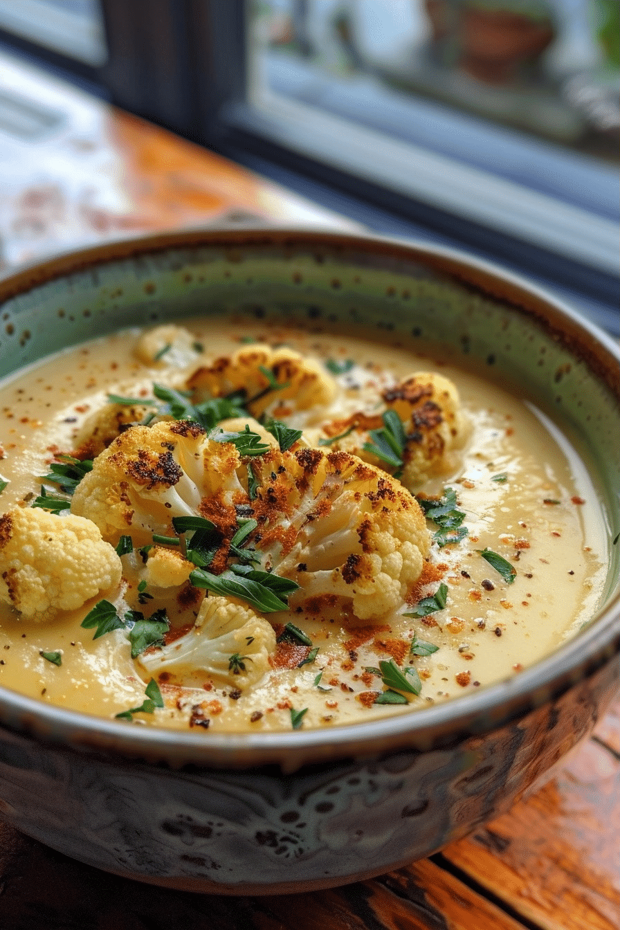 Roasted Cauliflower Soup Recipe for Comforting Meals Roasted Cauliflower Soup Recipe for Comforting Meals image 1787157810316