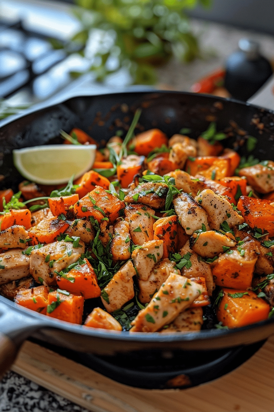 Chicken Sweet Potato Skillet for Easy Weeknight Dinners Chicken Sweet Potato Skillet for Easy Weeknight Dinners image 1787254139295