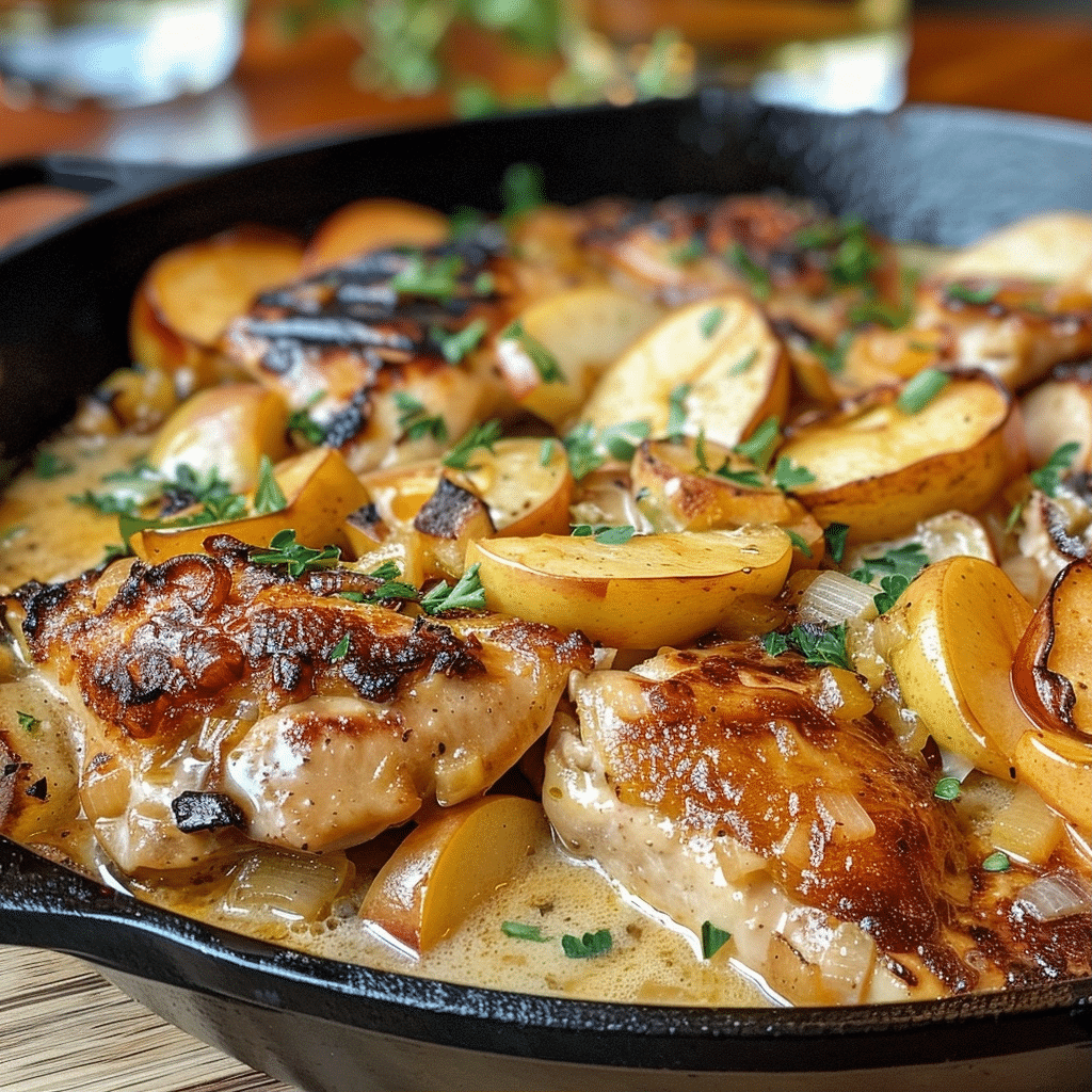 Chicken Apple Skillet: A Savory One-Pan Meal