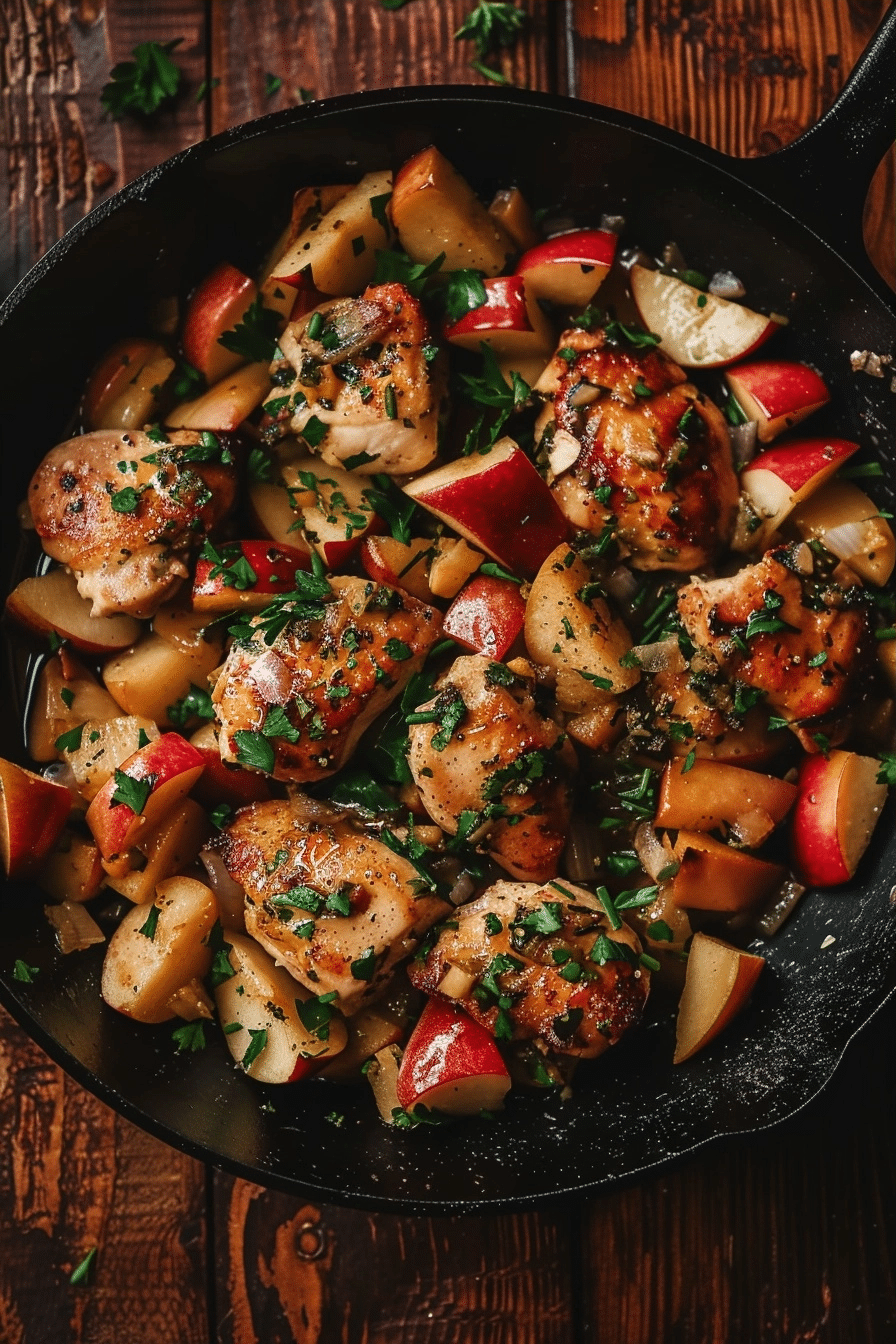 Chicken Apple Skillet: A Savory One-Pan Meal Chicken Apple Skillet: A Savory One-Pan Meal image 1787254194183