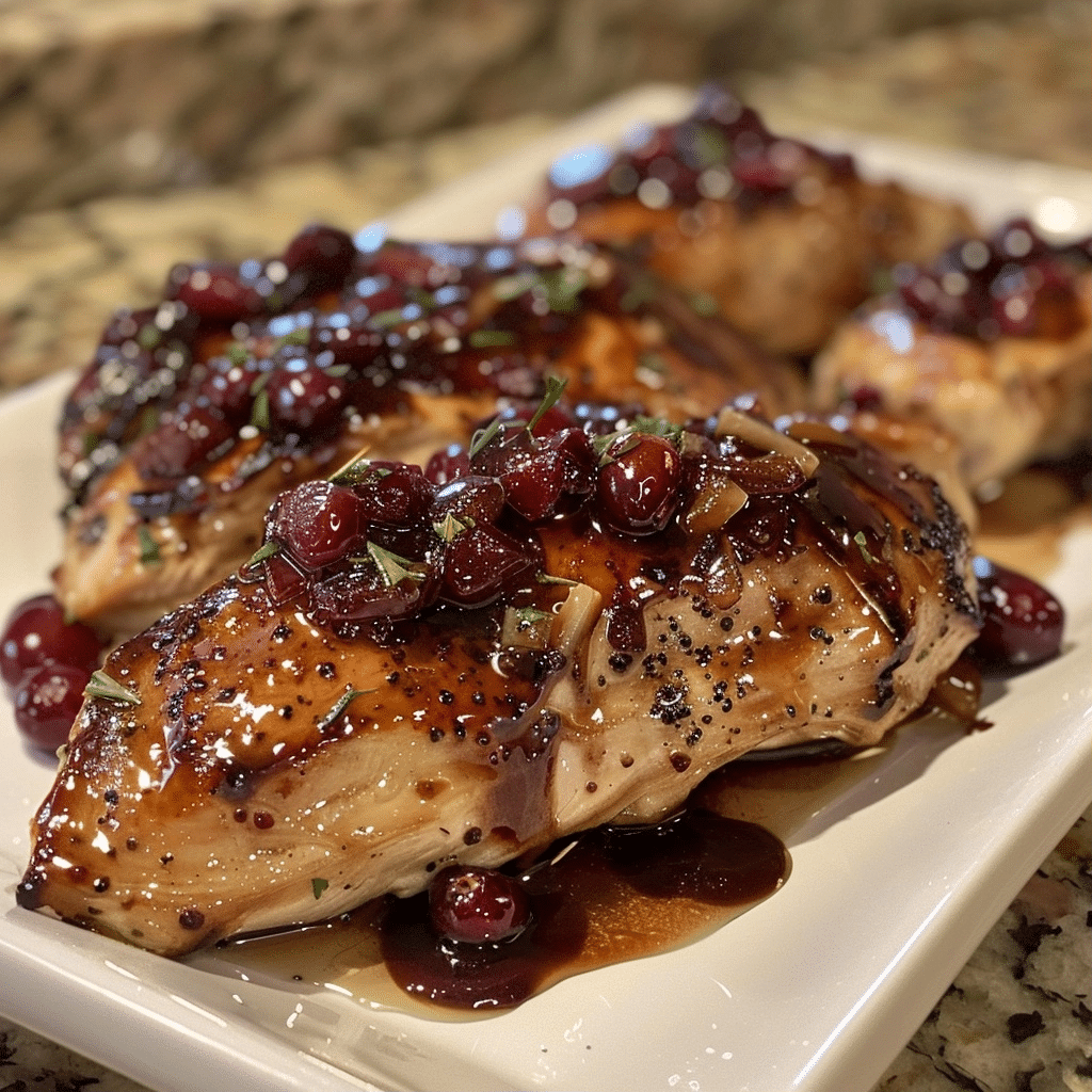 Cranberry Balsamic Chicken: A Savory Holiday Recipe
