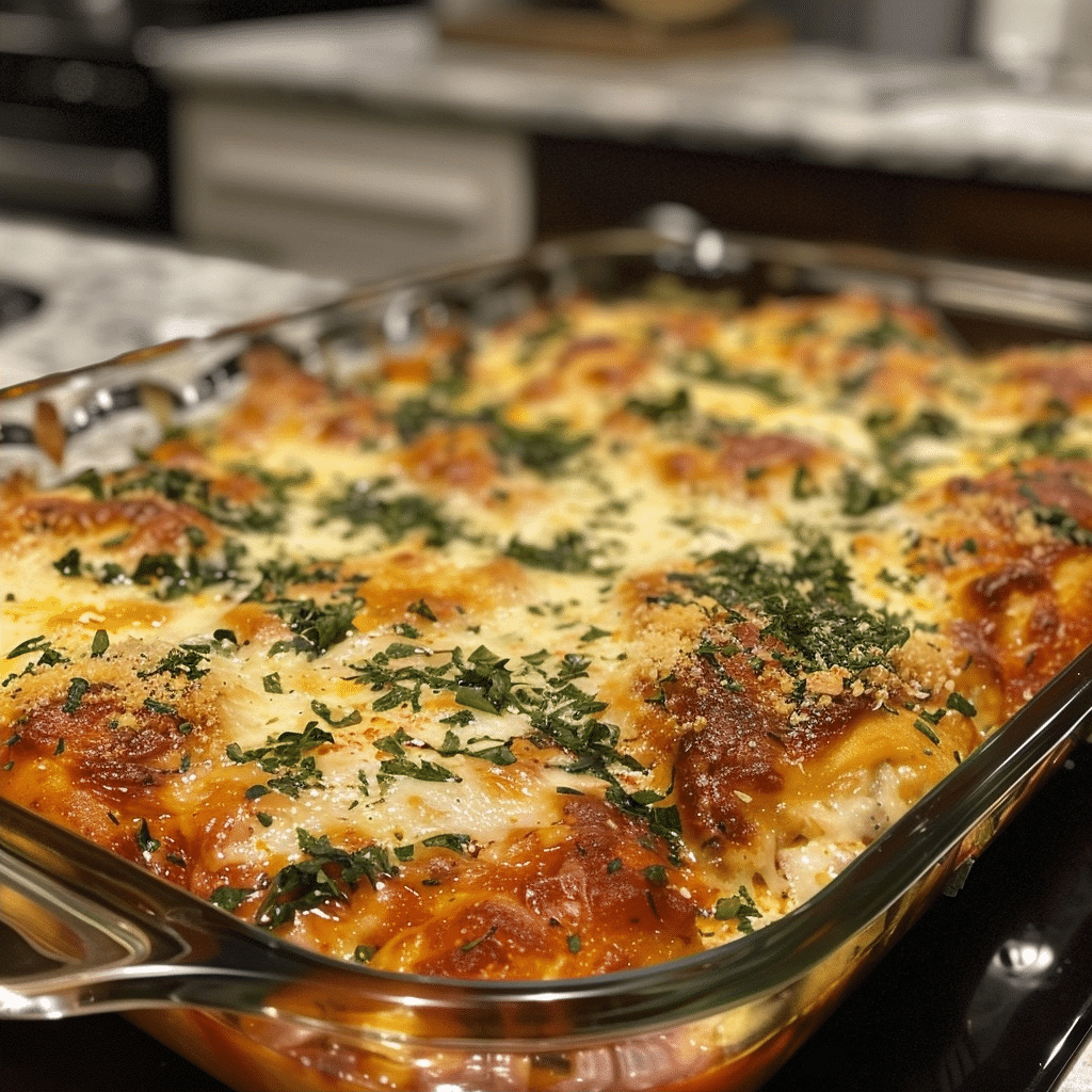 Chicken Parmesan Casserole: A Quick Weeknight Dinner