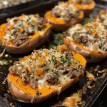 Beef Stuffed Sweet Potatoes: A Hearty Healthy Meal