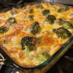 Broccoli Cheddar White Bean Bake