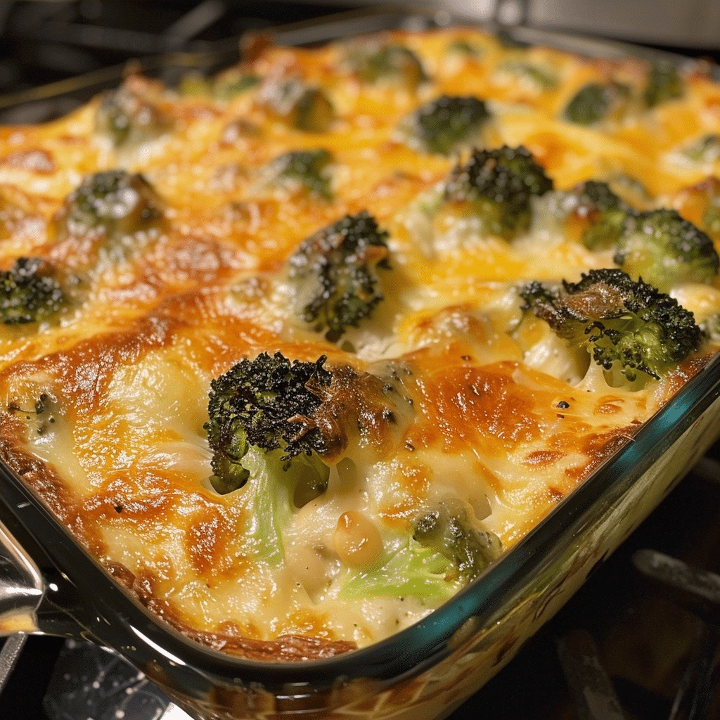 Broccoli Cheddar White Bean Bake