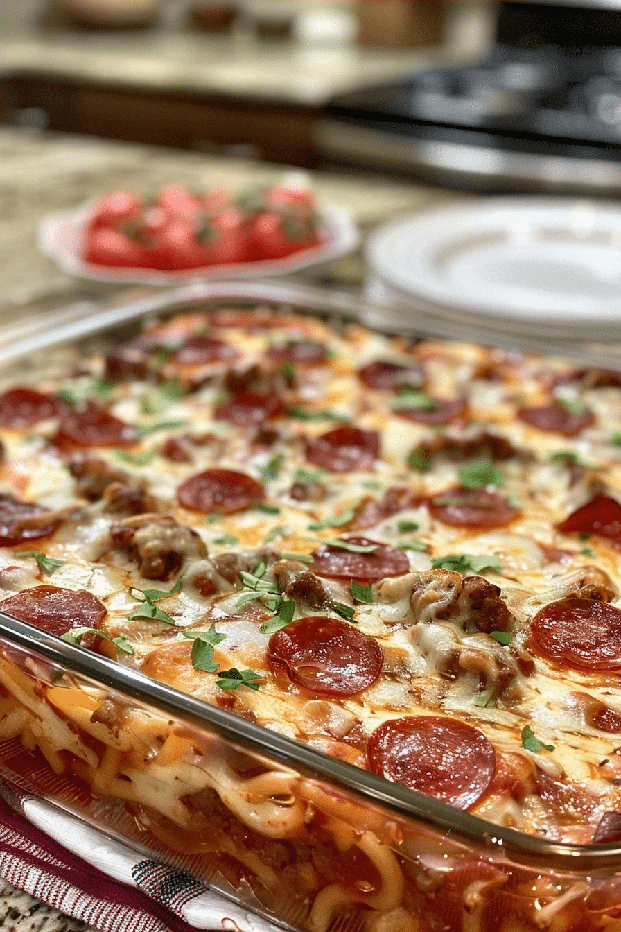 Pizza Casserole Recipe for Weeknight Comfort image 1788166692007