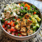 Chicken Herb Feta Bowls for Easy Healthy Dinners Chicken Herb Feta Bowls for Easy Healthy Dinners