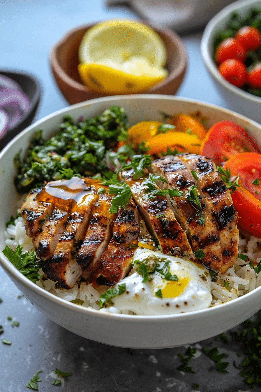 Mediterranean Chicken Rice Bowls: A Fresh Healthy Meal Mediterranean Chicken Rice Bowls: A Fresh Healthy Meal image 1788293867159