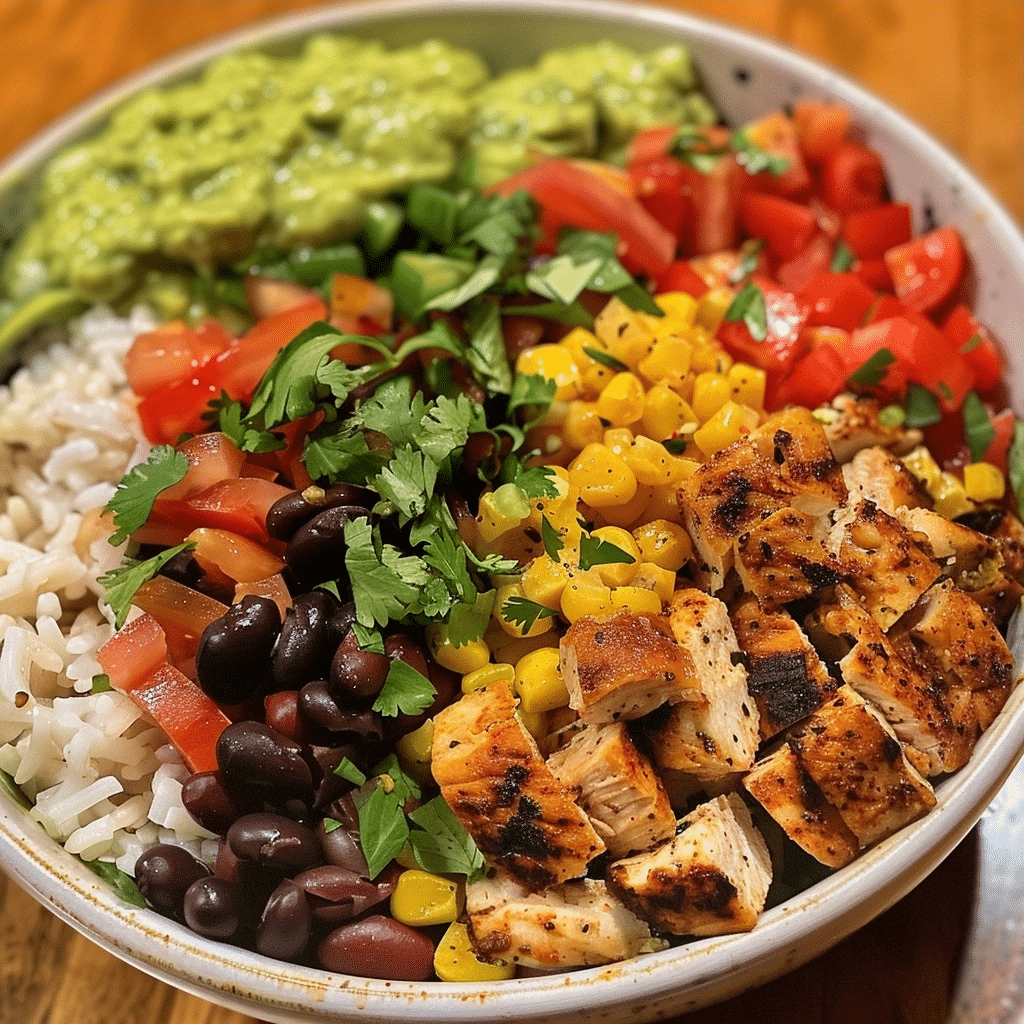 Cilantro Lime Chicken Burrito Bowl for Easy Dinners Cilantro Lime Chicken Burrito Bowl for Easy Dinners