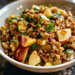 Warm Farro Apple Salad for Healthy Meals Warm Farro Apple Salad for Healthy Meals