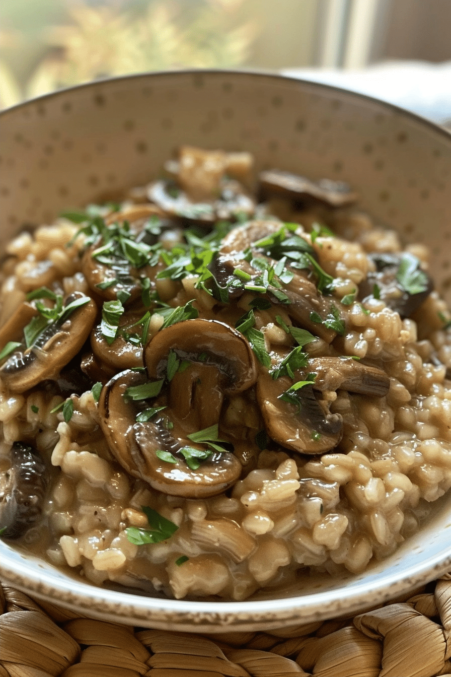 Mushroom Barley Risotto: A Hearty and Nutritious Meal Mushroom Barley Risotto: A Hearty and Nutritious Meal image 1788349029077
