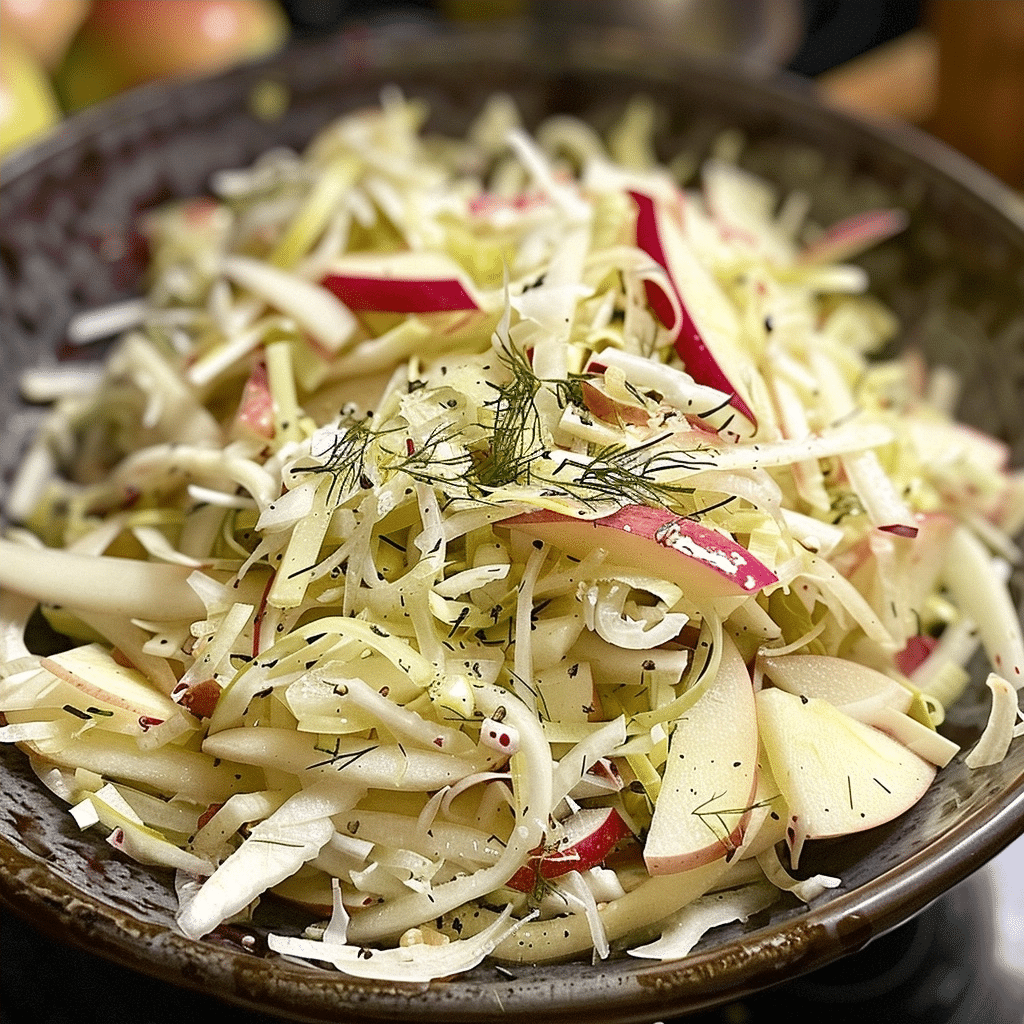 Fennel Apple Slaw: A Crisp Refreshing Side Dish