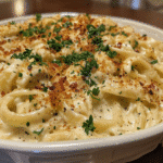 Cabbage alfredo is a healthy low-carb pasta alternative