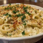 Cabbage alfredo is a healthy low-carb pasta alternative